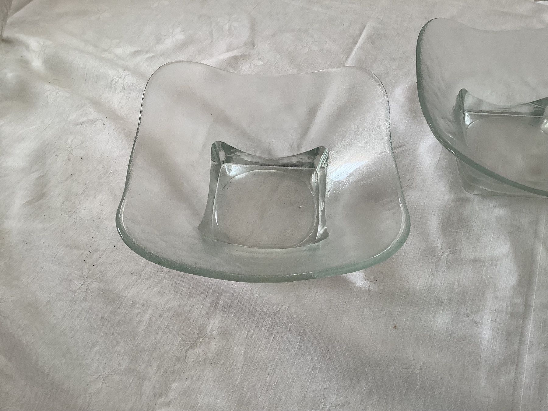 Glasi Hergiswil Ciotole: 2 Hergiswiler Glas Schüssel – Usato da Wädenswil venduto da Jsi.Z01 1