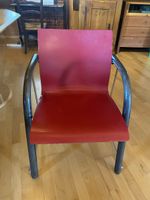 THONET Design Stuhl, rot, Top Zustand