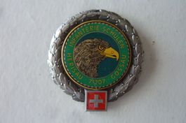 MILITÄRABZEICHEN INFANTERIE-SCHULEN HERISAU 7/207 GOSSAU