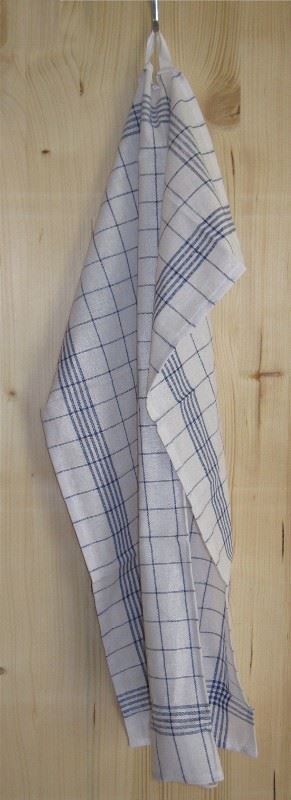 Stoffe: Geschirrtuch, blau-karo 60x80cm – Neu und originalverpackt aus Wettingen von Swala