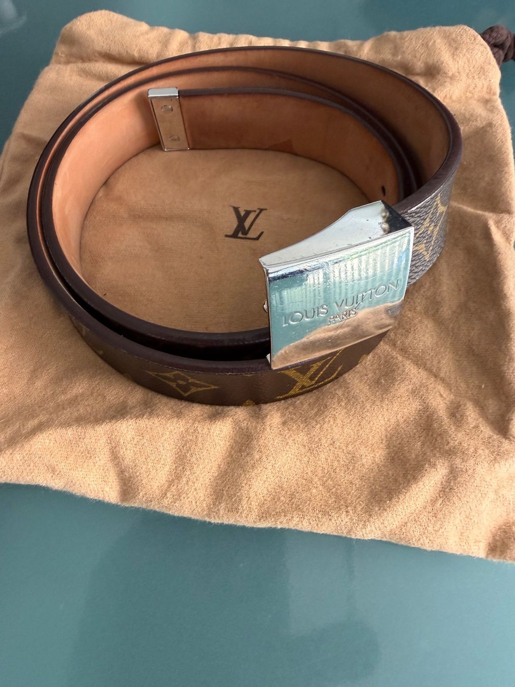 Louis Vuitton Cinture: Louis Vuitton - ceinture Monogram - 80/32 – Usato da La Tour-de-Peilz venduto da nic_wqf2