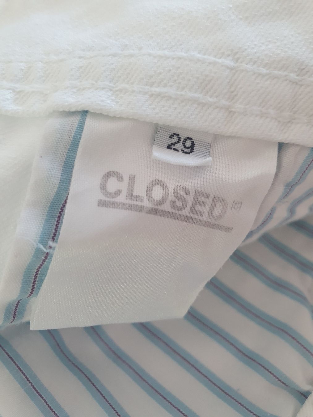 Closed Gonne: CLOSED Jeansrock Gr. 29, weiss – Usato da Horgen venduto da webcaro411 4