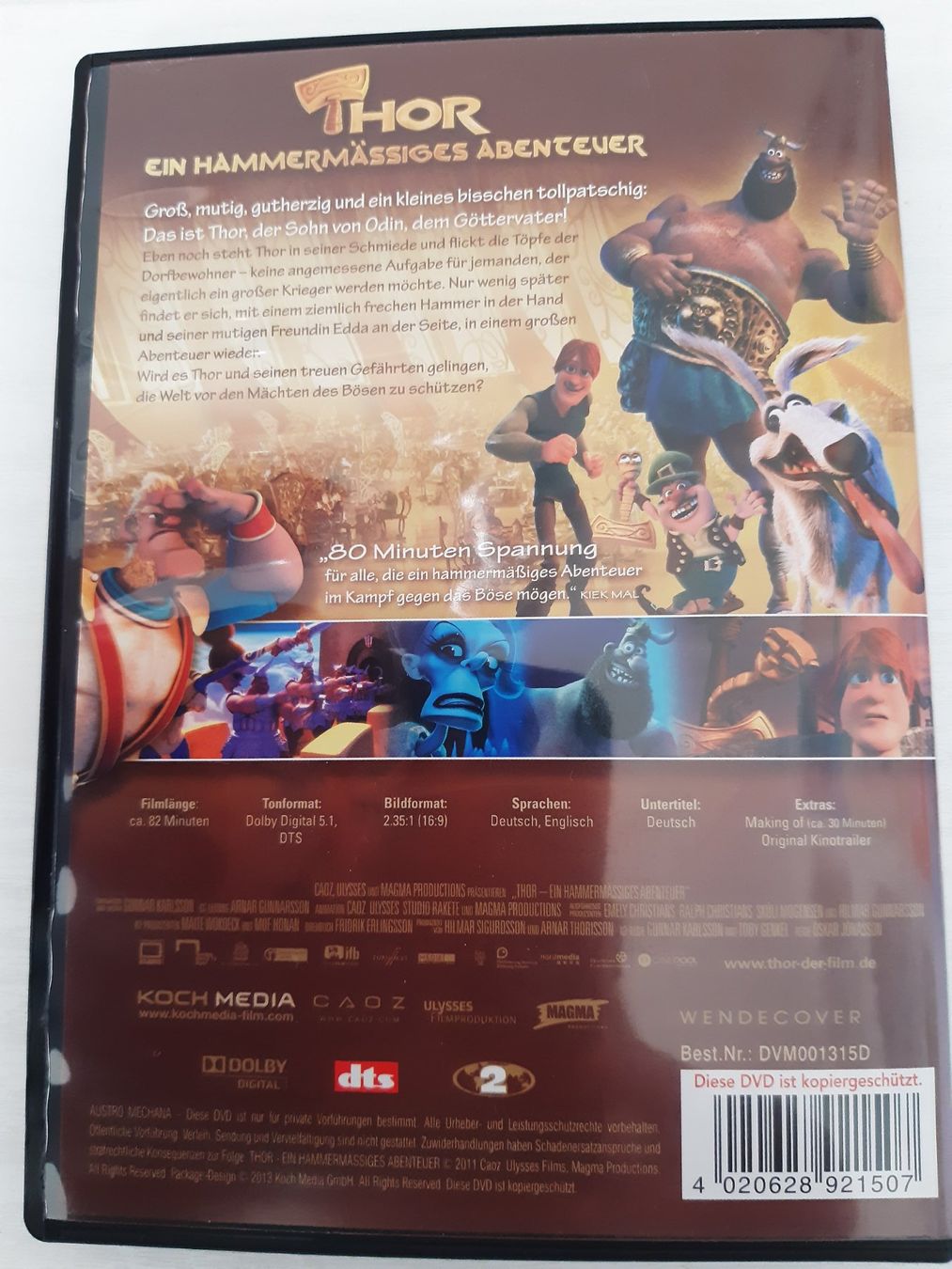 Tutti i DVDs: Thor von Koch Media – Usato da Domat-Ems venduto da nugipuff 1
