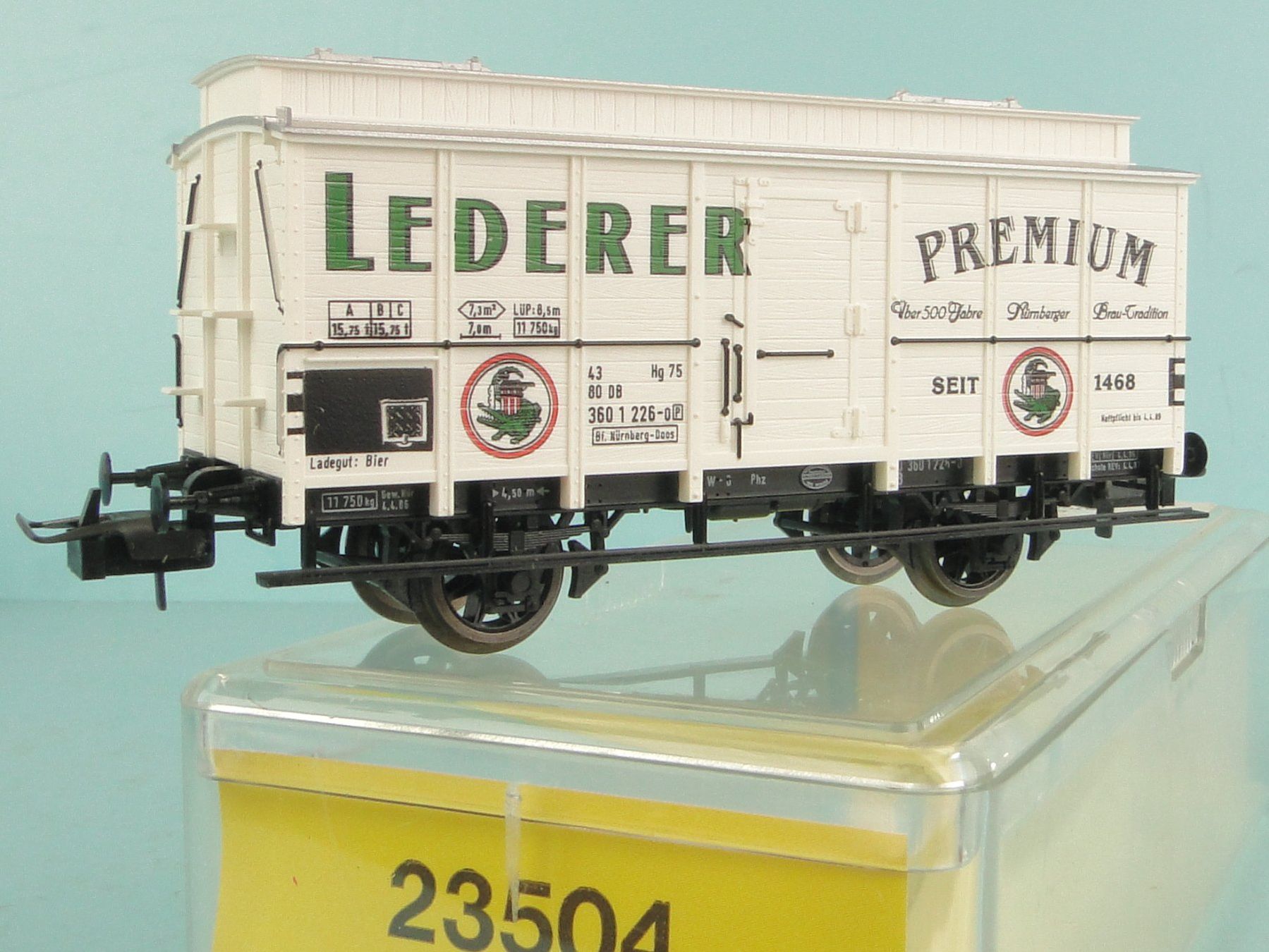 Trix Modellini di ferrovie: Trix H0 23504 Güterwagen Lederer Premium – Usato da Bülach venduto da cann11