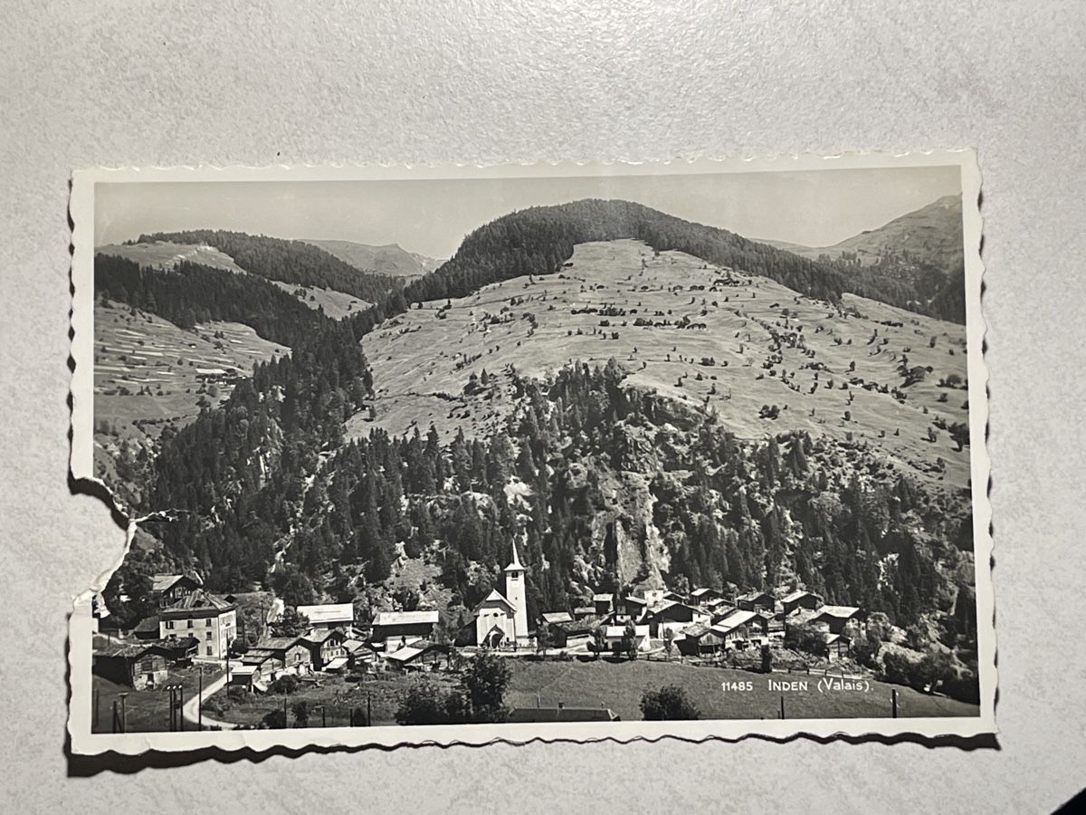 Cartoline postali: Inden, Wallis, – Usato da Strengelbach venduto da Aschatan5