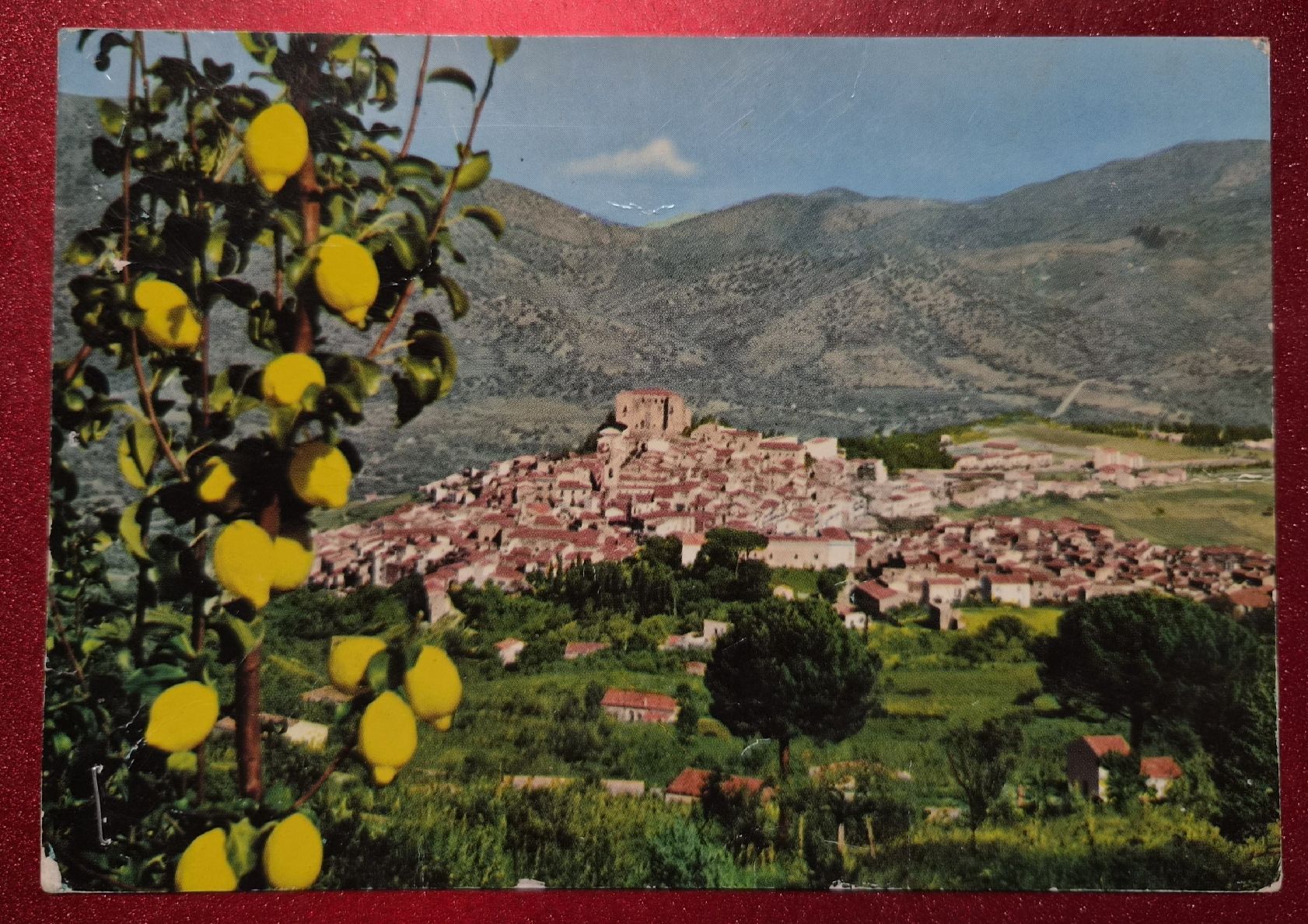 Cartoline postali: Castelbuono Panorama Italien  alt – Usato da Melchnau venduto da Fishel