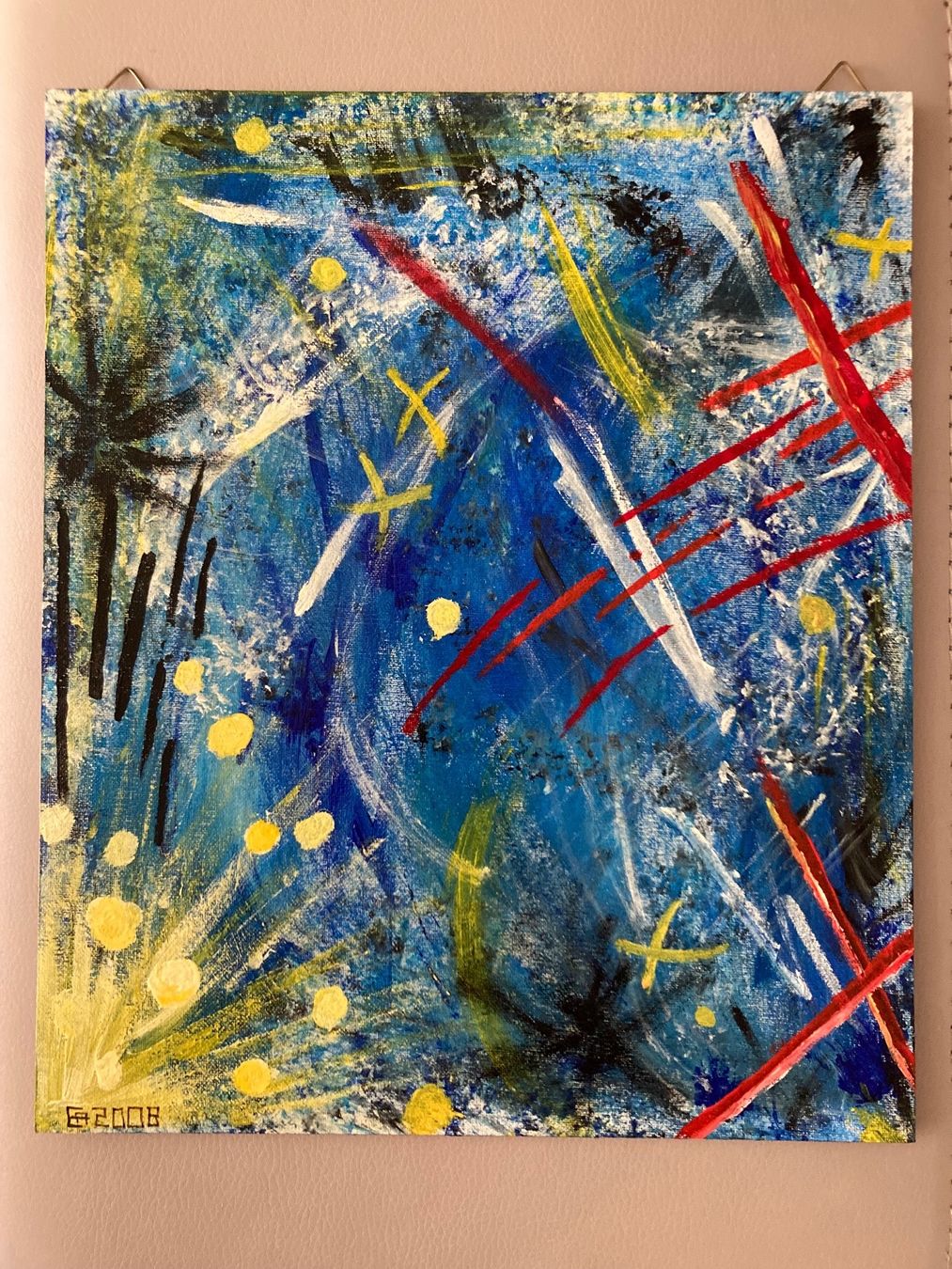 Gemälde: Abstraktes Acrylbild, modern, Unikat – Neu (gemäss Beschreibung) aus Zwillikon von Eni88