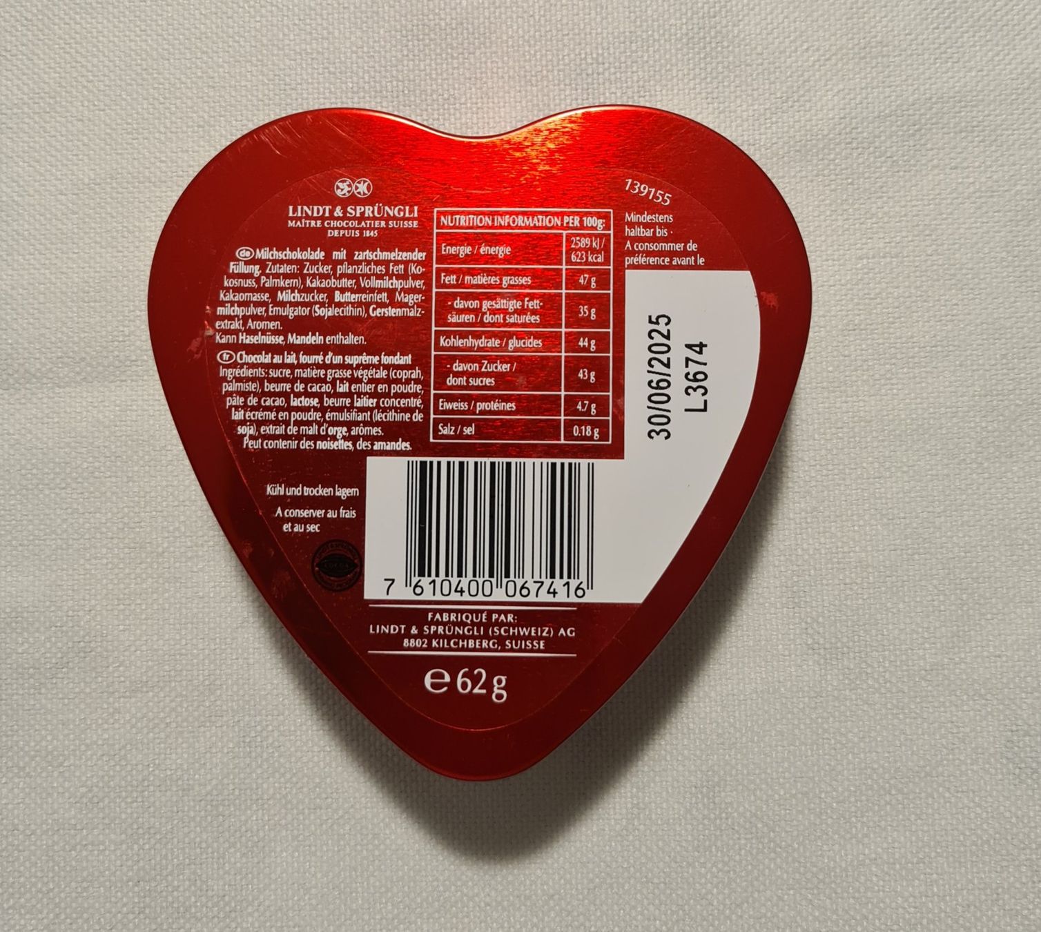 CDs: Lindt - Herz – Gebraucht aus Lyss von rochen54 2