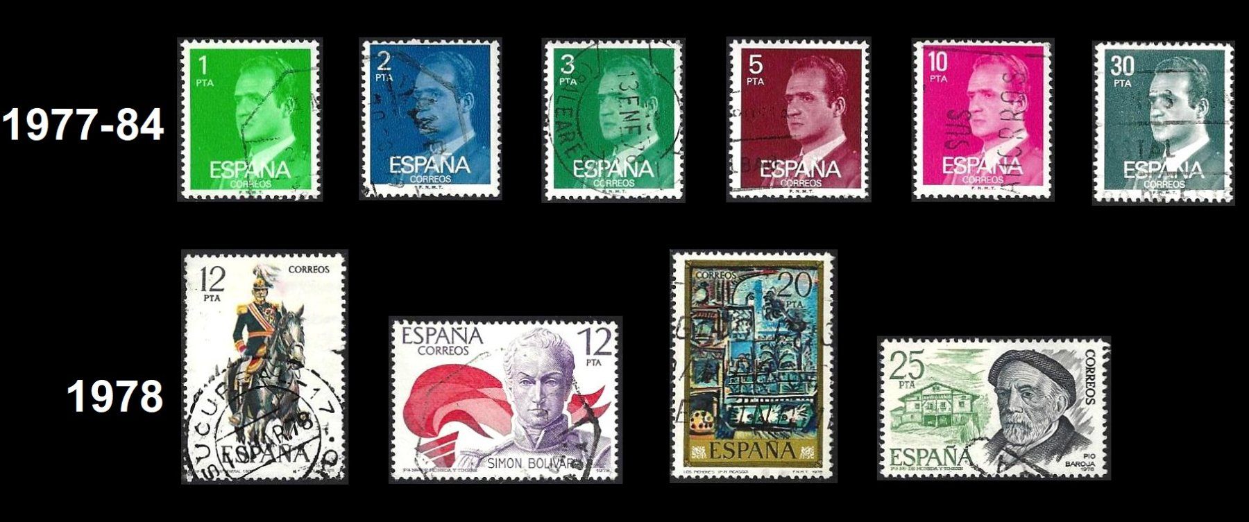 Tutti i francobolli: Spanien, 1936-1978, interessantes Lot – Usato da Baar venduto da miam8 5