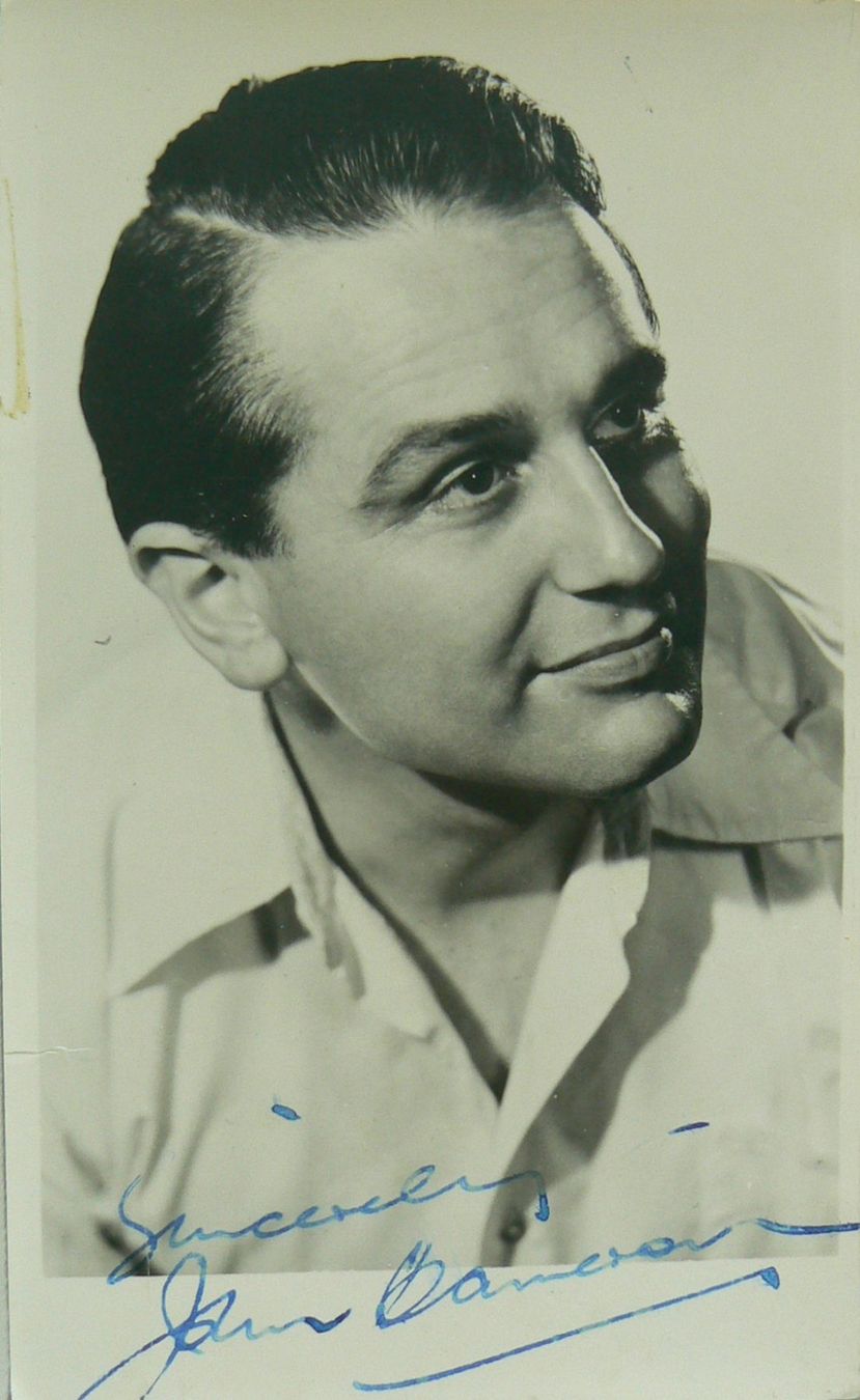 Autografi: John Cameron (1918-2002) Sänger - Autogramm – Usato da Dietikon venduto da autogramme1