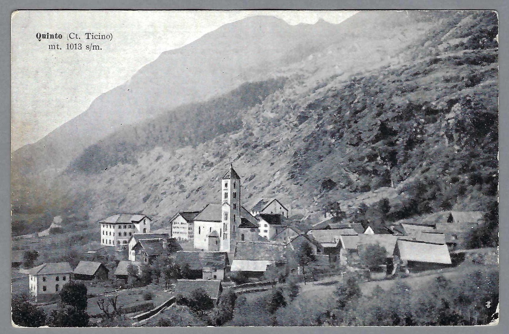 Cartoline postali: QUINTO, 0 1926,  PER DONGIO – Usato da Pura venduto da ulisse1957