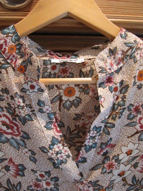 Camicette: Florale Bluse Gr. S, Chicorée – Usato da Wenslingen venduto da kasjupeia 2