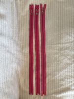 3 Reissverschlüsse Pink / 60 cm