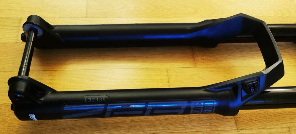 Autocollants Personnalisés Pour Fourche RockShox ZEB SELECT PLUS 2021-2025 - Vinyle Chromé Argent, Résistant Aux Intempéries