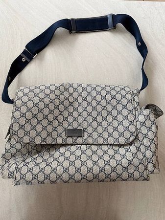 Original Gucci GG Canvas Wickeltasche inkl. Wickelunterlage
