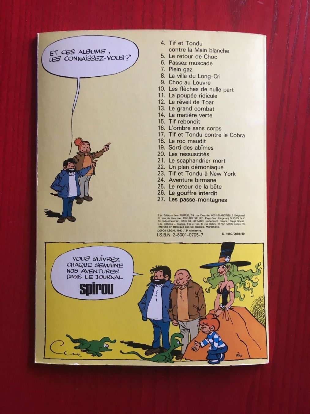 Comics: Tif et Tondu - Métamorphoses – Gebraucht aus Commugny von Alexnicolas11 2