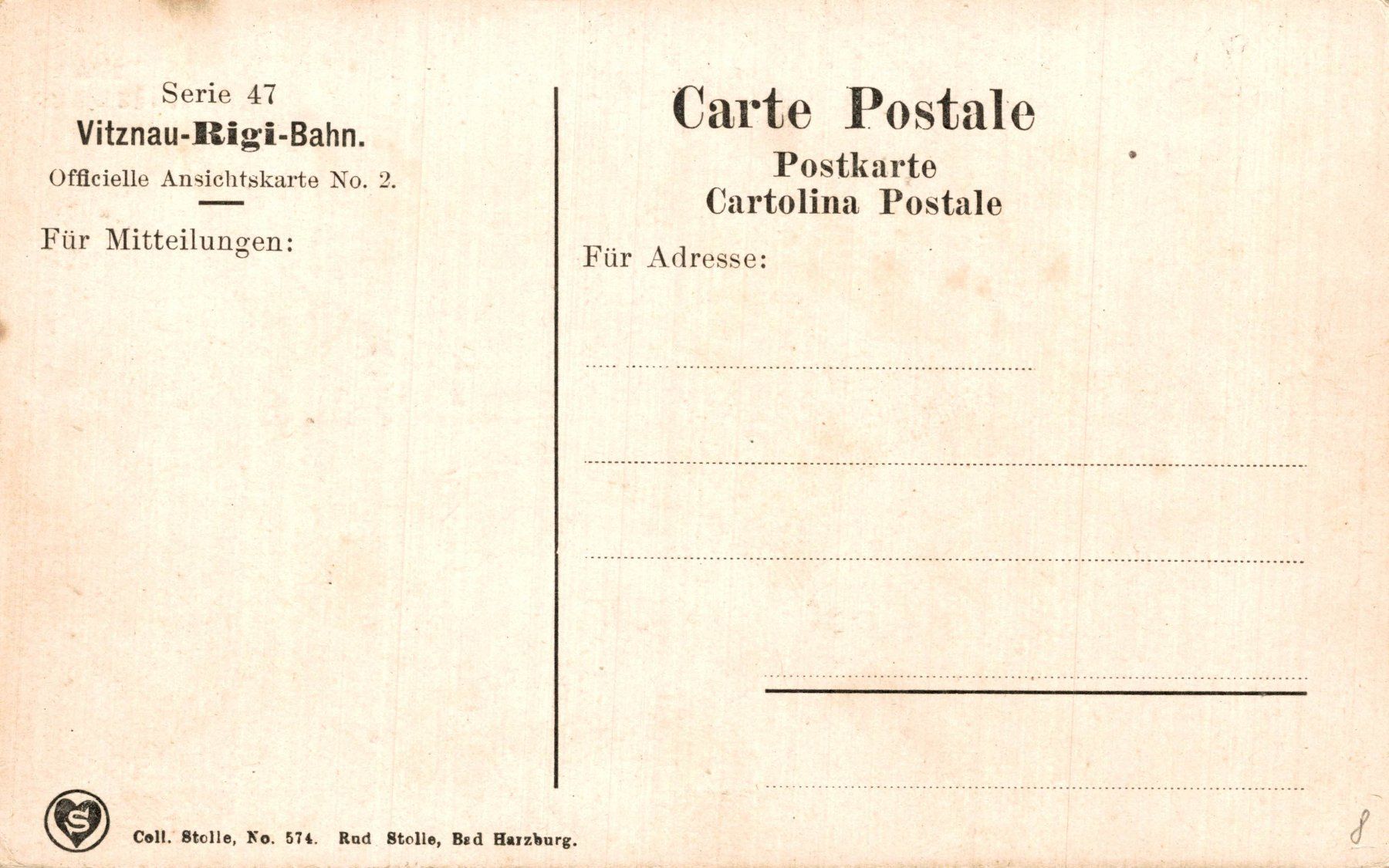Cartes postales: Station Vitznau mit der Zahnradbahn – D'occasion à Bronschhofen par Astore 1