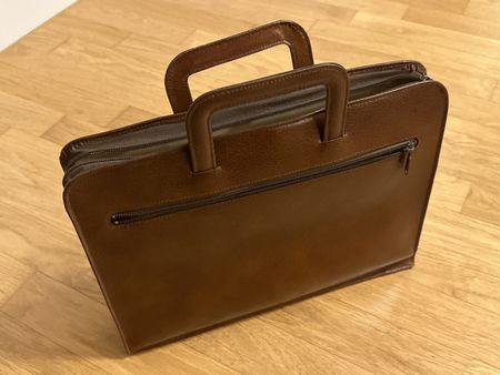 Elegante Ledertasche / Aktentasche Braun Vintage