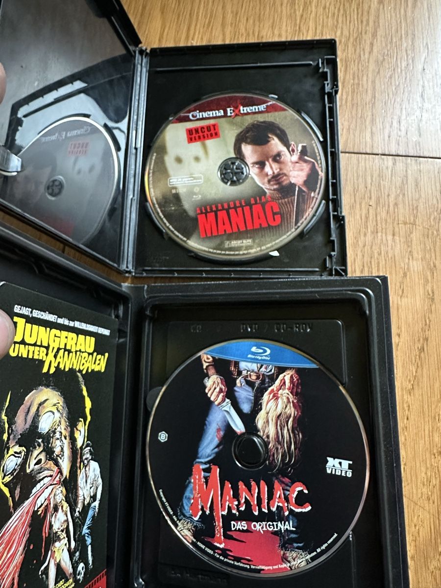 Tutti i DVDs: Maniac, Double Future, Bluray, Uncut, Hardbox – Usato da Benken ZH venduto da Audi-erich 2