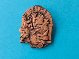 Fasnachts Plakette Luzern Kupfer 1989 (y689)