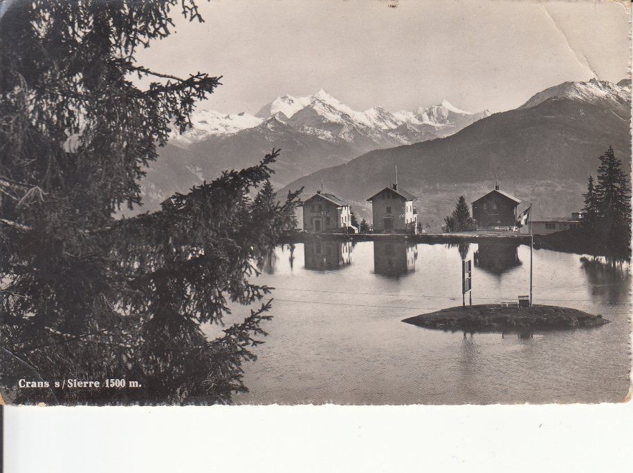 Cartoline postali: Crans 1945 – Usato da Bürglen TG venduto da StampGraf