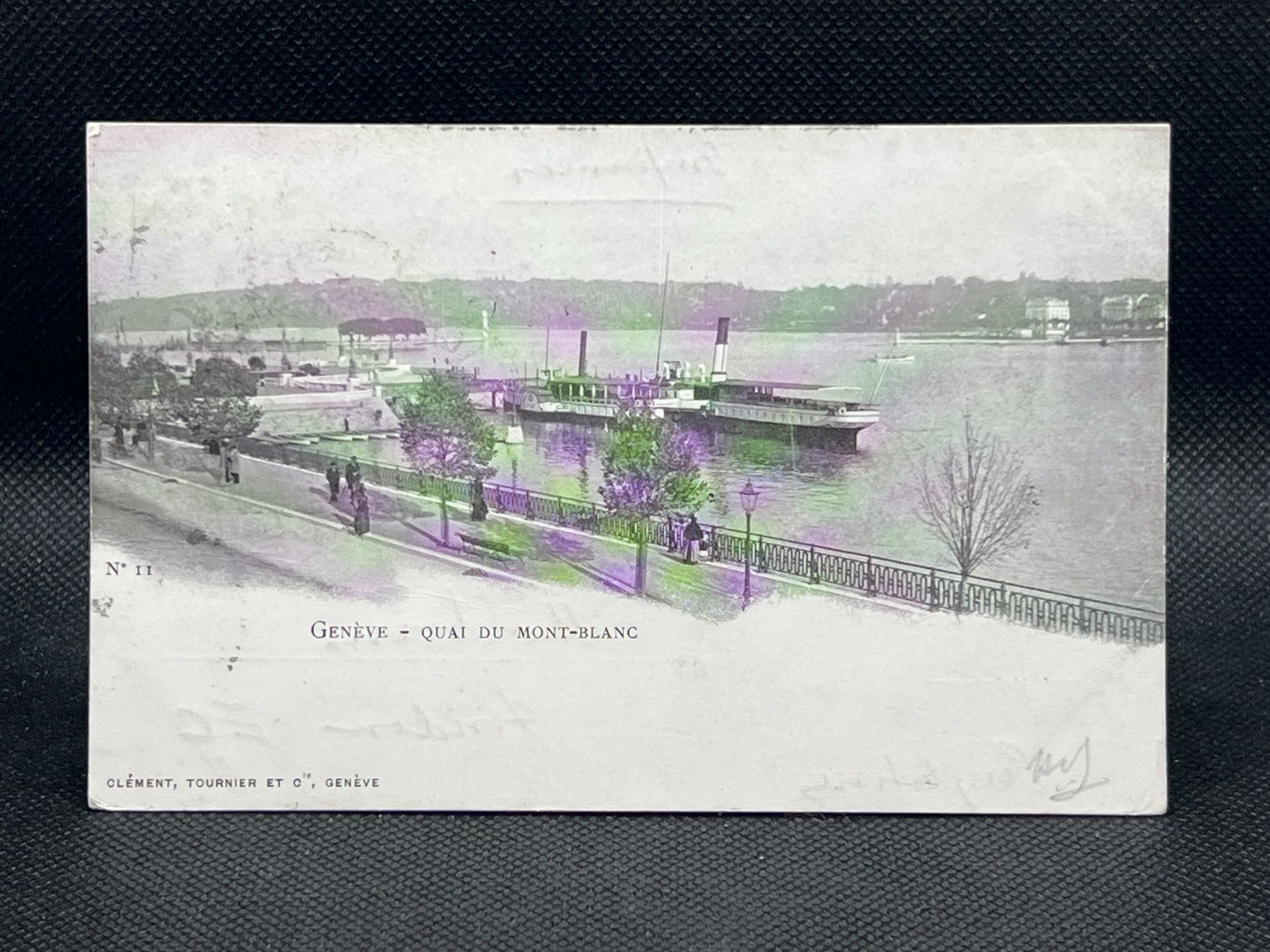 Cartoline postali: Genève - Quai du Mont-Blanc – Usato da Widnau venduto da Brusi9