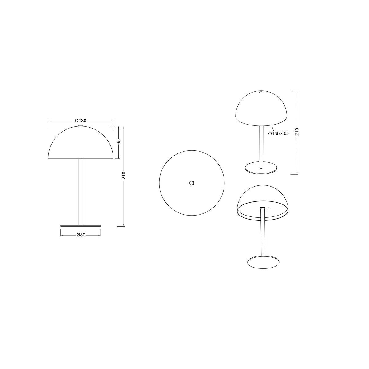Lampade: LED Tischleuchte, Coffee, 21 cm Höhe – Nuovo (secondo la descrizione) da Kreuzlingen venduto da Smart-Light 8