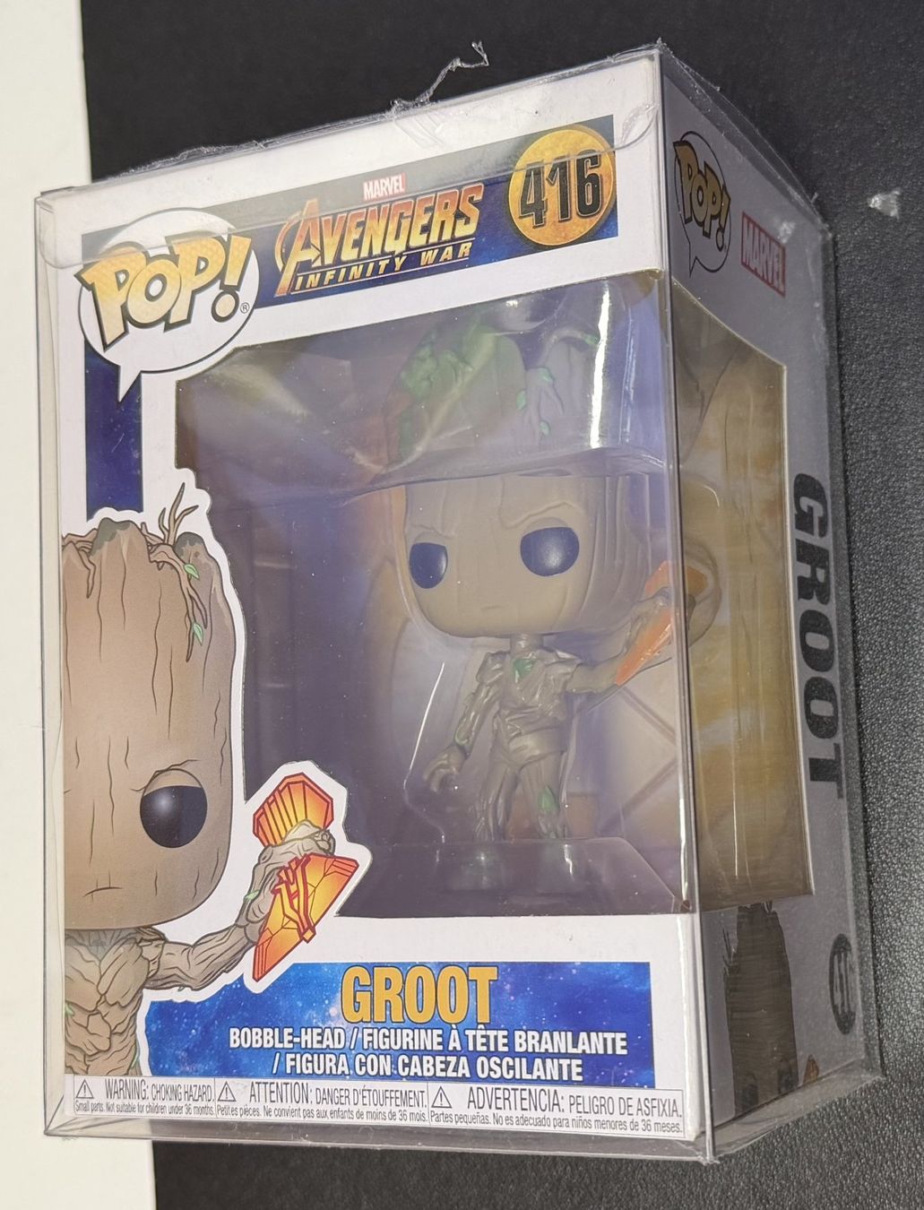 Funko Statuette: Funko Pop Groot Marvel Avengers Infinity War N416 – Nuovo (secondo la descrizione) da Herzogenbuchsee venduto da DaVinciq