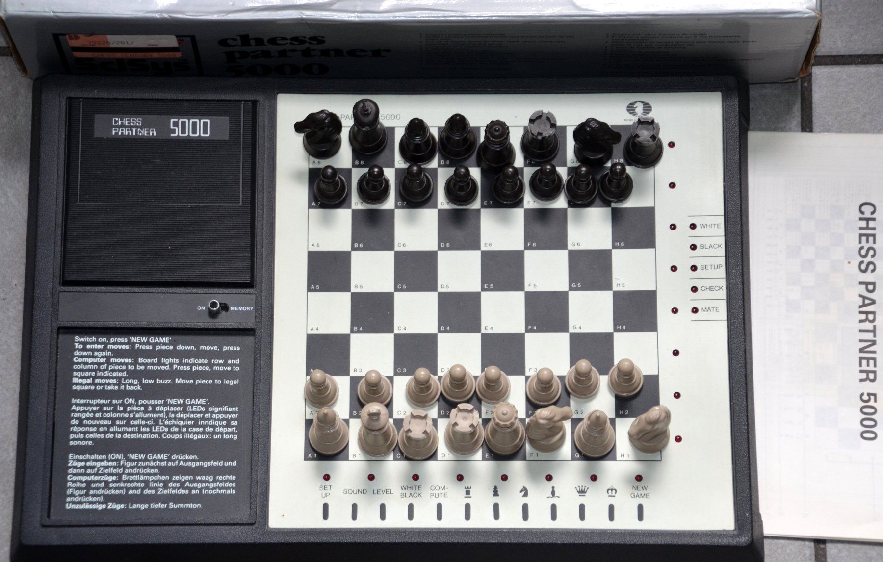 Giochi: SciSys Chess Partner 5000 elektronisches Schach / échecs – Usato da Collonges venduto da arashee 1