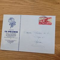 Document Neuchâtel 1944 Payerne Fleurs La Prairire Paul Humb