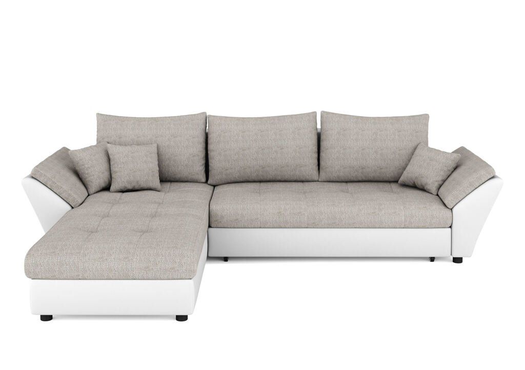 Divani: Ecksofa CAESAR weiss grau - Gratis Versand – Usato da Kleinwangen venduto da Maluwa_GmbH 1