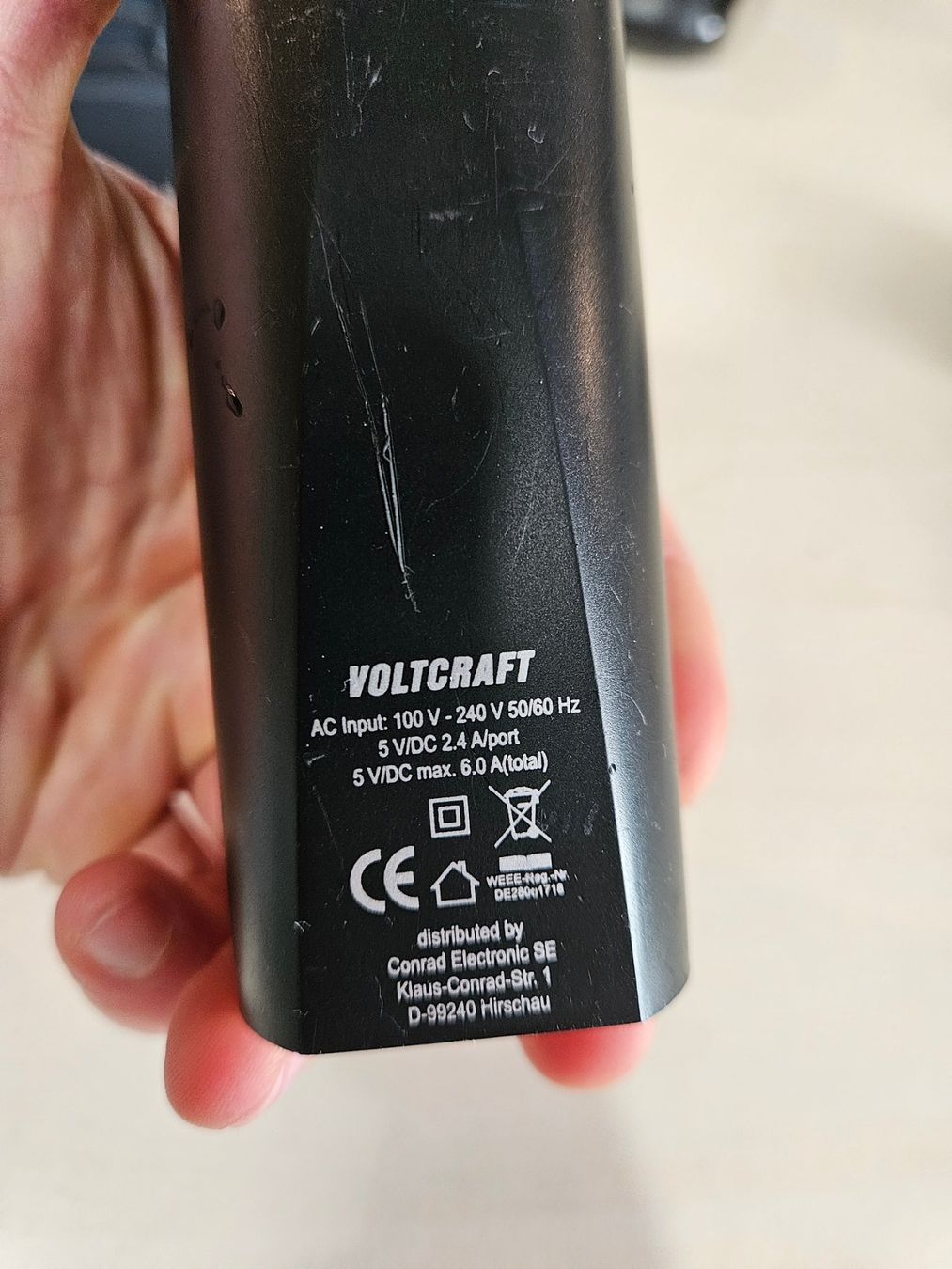 Voltcraft Caricabatterie: USB Ladegerät für Einbau in Tisch – Usato da Oberkirch LU venduto da simi0204 1