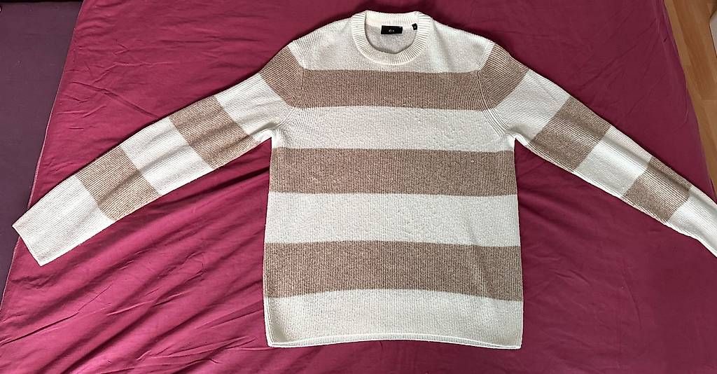 C&A Maglioni & Felpe: C&A, modischer Strickpullover mit Blockstreifen – Usato da Reinach BL venduto da 06lohifushi13