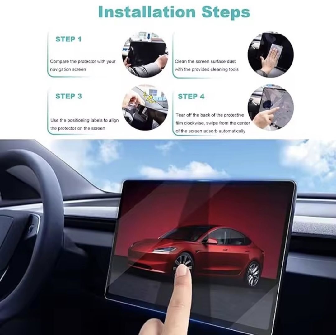 Tesla Tutti i ricambio: Displayschutz für Tesla Model 3&Y – Nuovo e nell'imballaggio originale da Kirchberg BE venduto da Marssonde 3