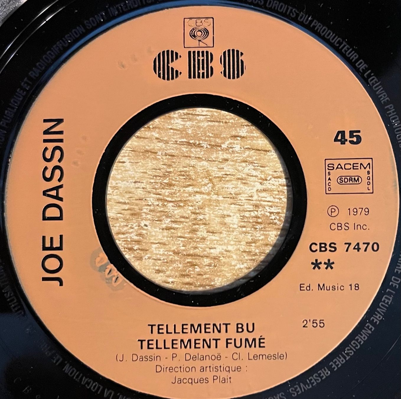 Dischi in vinile: JOE DASSIN - LE DERNIER SLOW – Usato da Bussigny venduto da vinyl-pas-cher 3