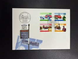 Schweiz FDC 150 Jahre Schweizer Bahnen 1997
