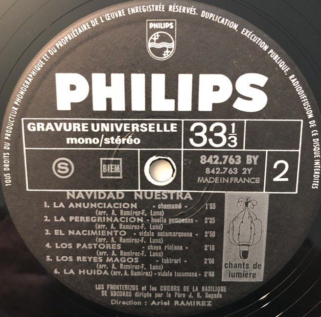 Dischi in vinile: Misa Criolla / Navidad nuestra (LP, Ariel Ramirez) – Usato da Grüningen venduto da azulamarillo_vinyl 3