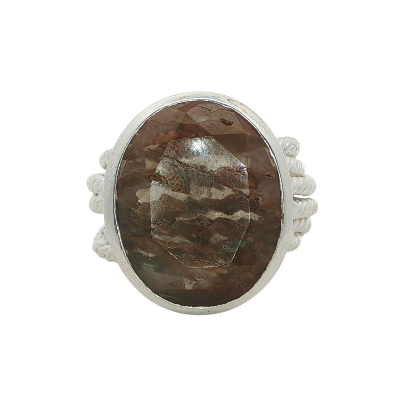 Olga Ribler Anelli: Statement Silber Ring 925 mit Rutilquarz Grösse 58 – Nuovo (secondo la descrizione) da Luzern venduto da Schmuckoutlet 5