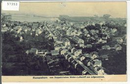 Romanshorn vom Zeppelin'schen Motor-Luftschiff aus aufgenomm
