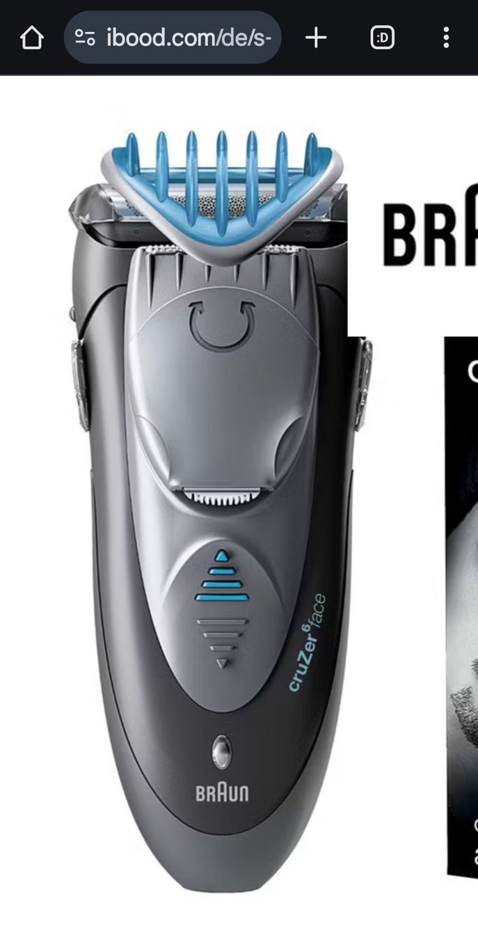 Braun Rasoi & Lamette da barba: Braun cruZer6 Face Rasierer – Usato da Winterthur venduto da Andi1933