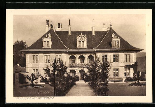 Cartoline postali: AK Oberdiessbach, Neuschloss – Usato da Berlin venduto da bartko-reher
