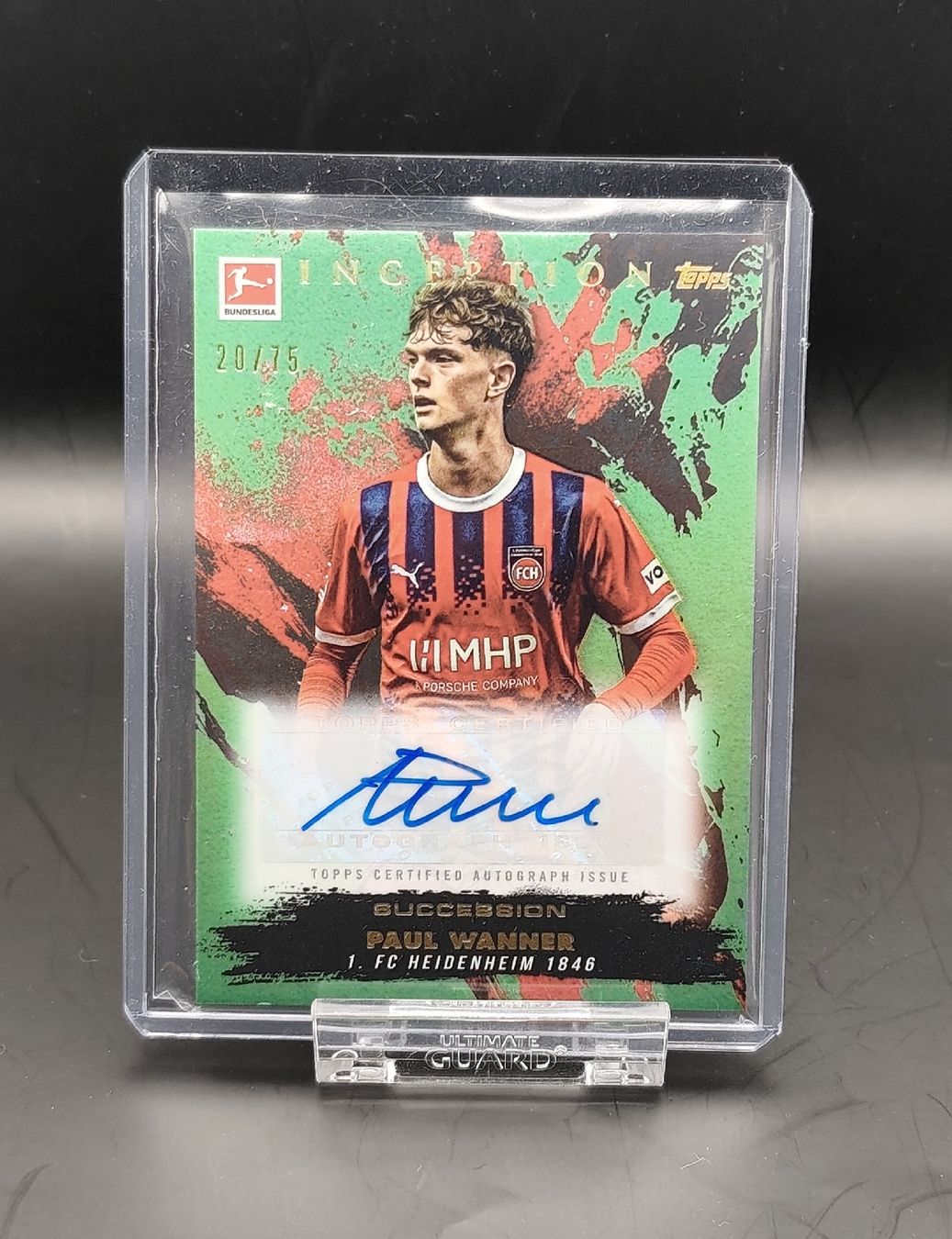 Topps Carte collezionabili: Paul Wanner /75 - Topps Inception Autogramm – Usato da Ostermundigen venduto da DaCards