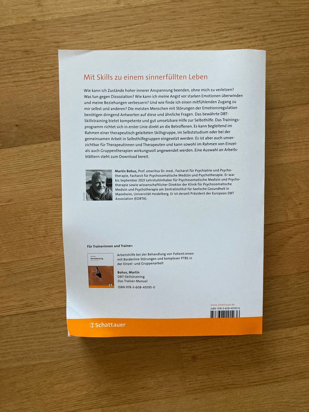 Libri: DBT-Skillstraining Patienten Manual – Nuovo (secondo la descrizione) da Winterthur venduto da julchen134 1