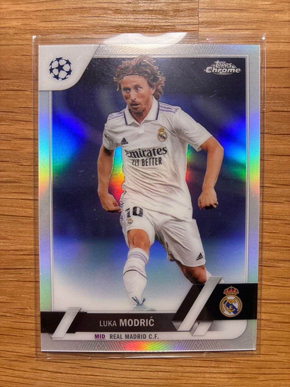 Topps Cartes à collectionner: Topps Chrome Luka Modric Refractor – D'occasion à Wangenried par Garagara
