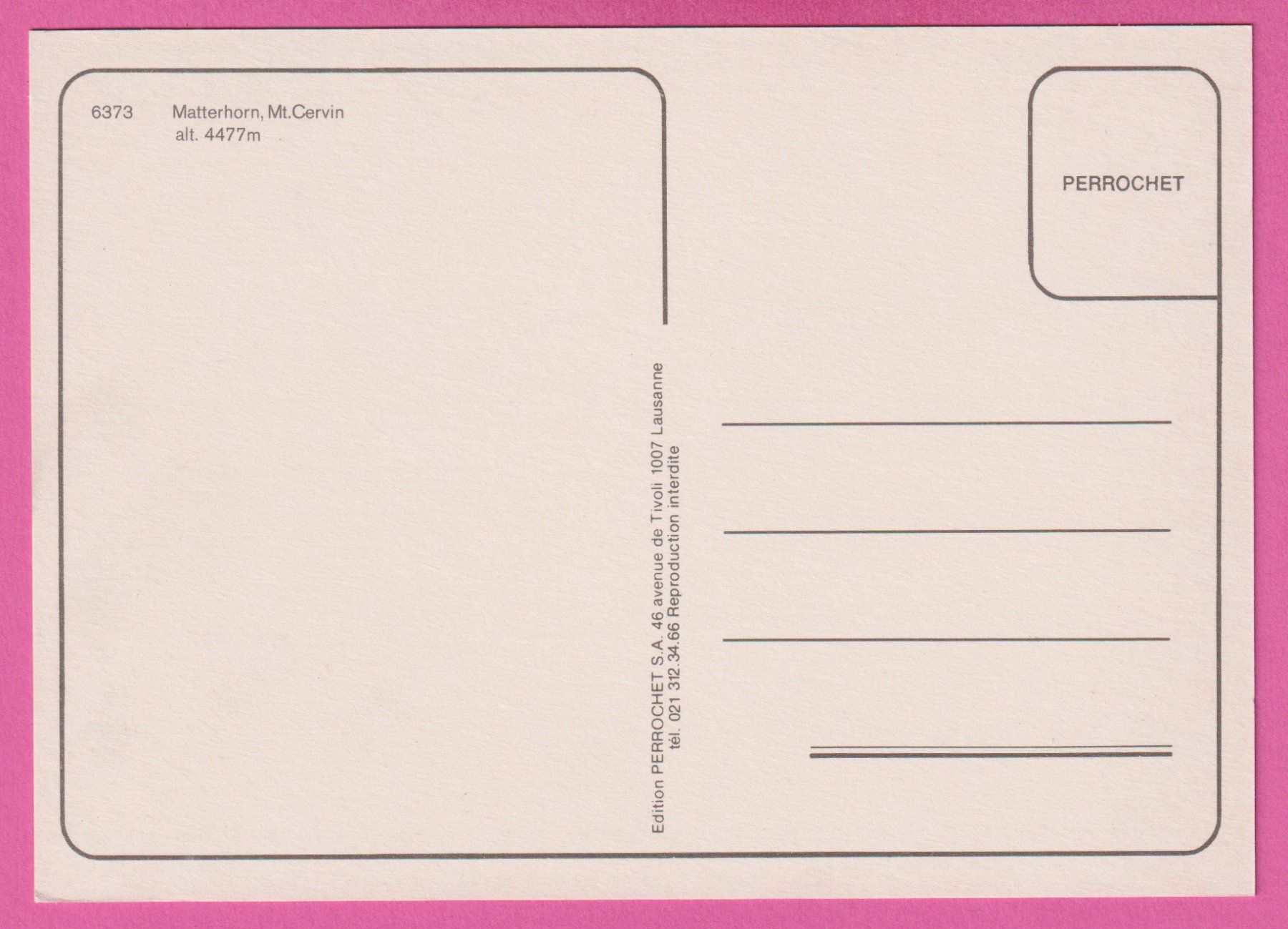 Cartoline postali: Zermatt Matterhorn 4477m – Usato da Einsiedeln venduto da dillie 1