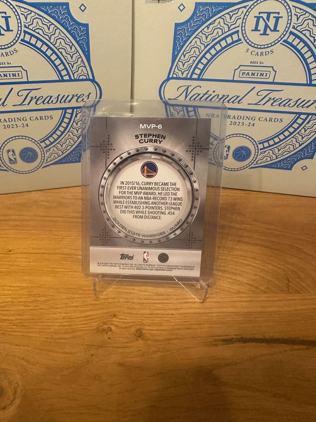 Nba Carte collezionabili: Carte Topps Stephen Curry MVP-6 – Usato da Vullierens venduto da Gaara04 1