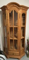 Eckvitrine, Massivholz, Glasfront, Landhausstil, Top Zustand