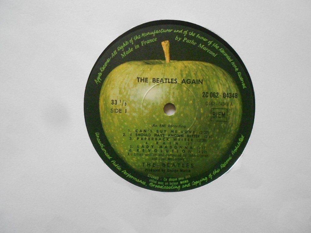 Schallplatten: THE BEATLES  -  AGAIN – Gebraucht aus Bex von Giorgiob 2