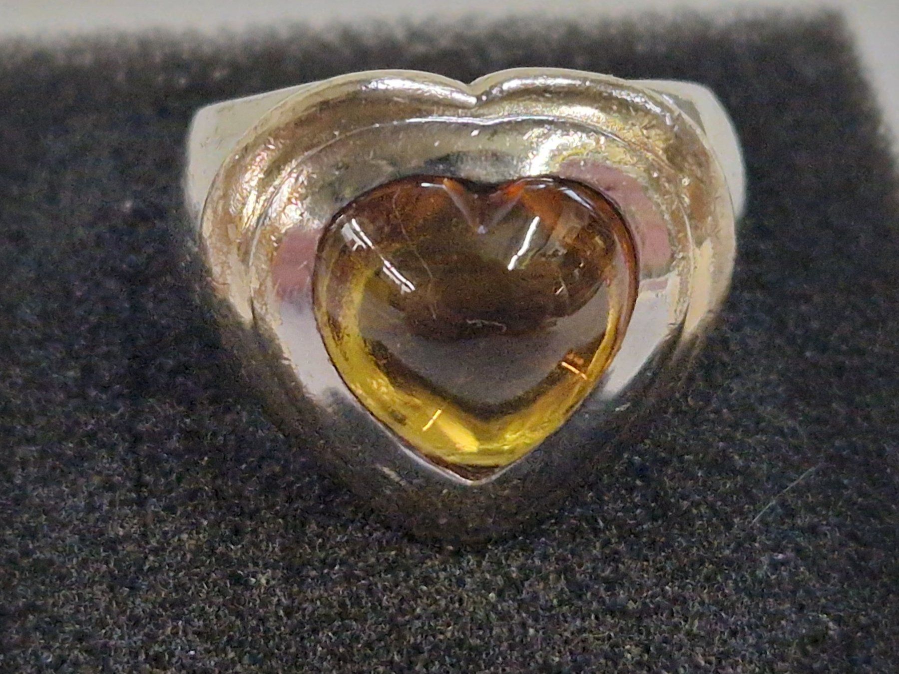 Anelli: 925 SILBER RING HERZ VORM – Usato da Bilten venduto da Mic2022 3