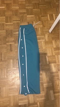 Teal Tearaway Track Pants - Perfect for Spring Athleisure